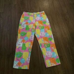 Lilly Pulitzer Party Lights print pants